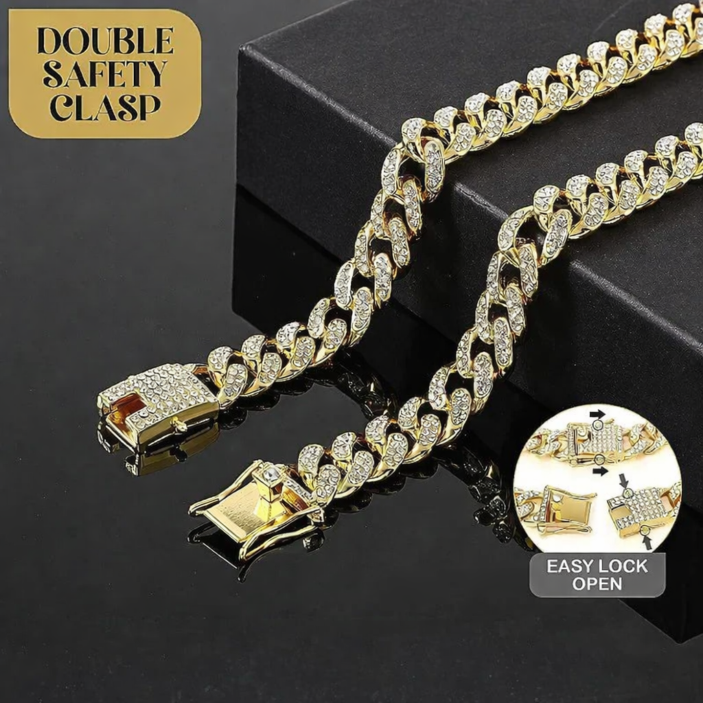Gold Chain Collar for Pets