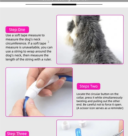 Rechargeable LED Dog Collar – Adjustable Night Safety