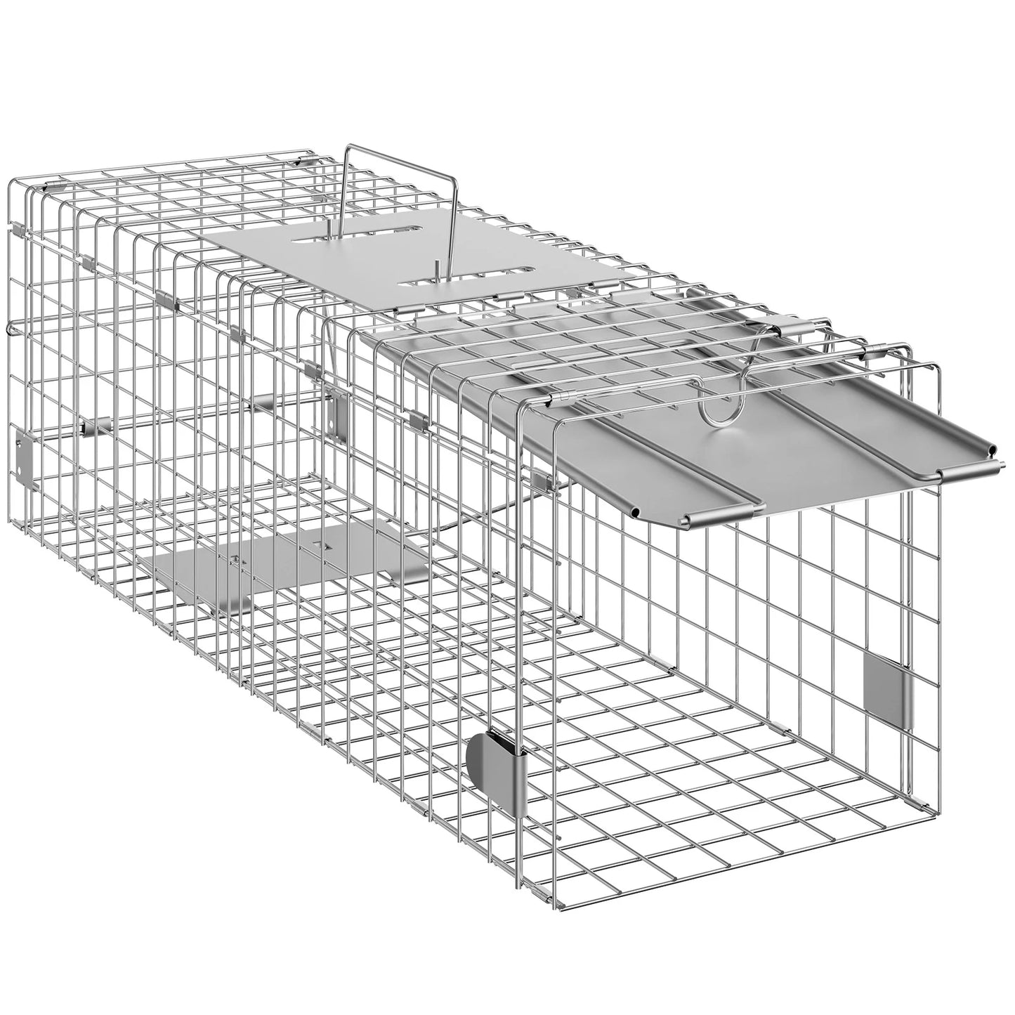 Humane Live Animal Trap – Folding Steel Cage