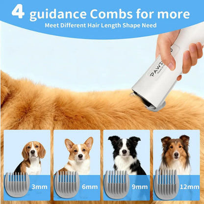 Pet Grooming Vacuum Kit • 13,000Pa Low‑Noise, 5‑in‑1