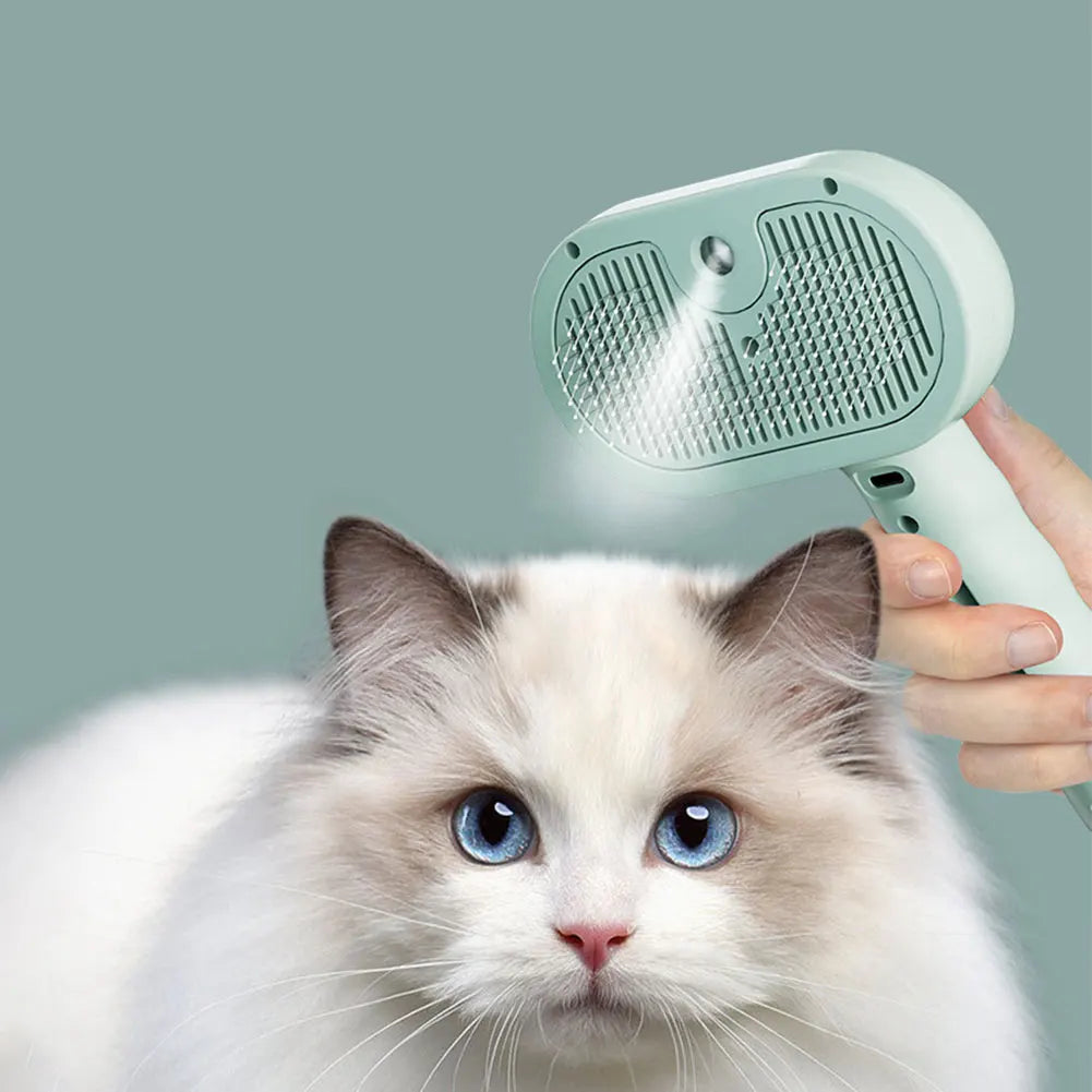 Pet Hair Steam Brush for Cats & Dogs