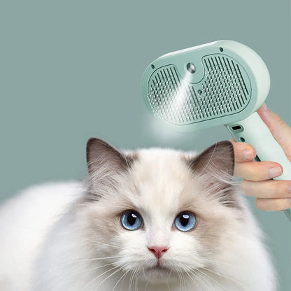 Pet Hair Steam Brush for Cats & Dogs