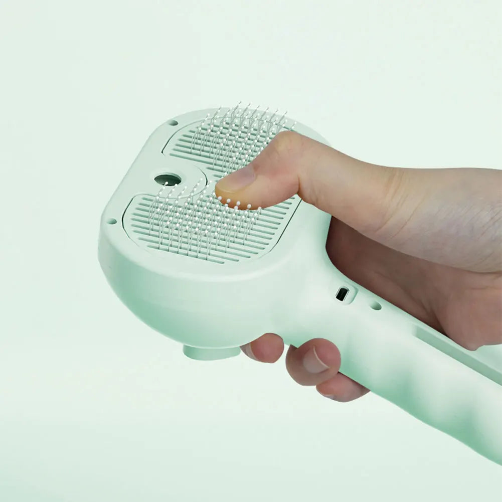 Pet Hair Steam Brush for Cats & Dogs