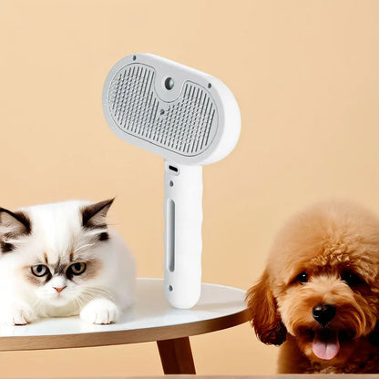 Pet Hair Steam Brush for Cats & Dogs