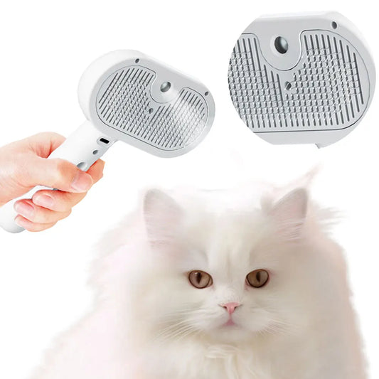Pet Hair Steam Brush for Cats & Dogs