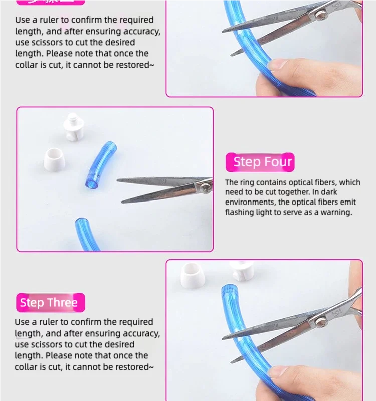 Rechargeable LED Dog Collar – Adjustable Night Safety