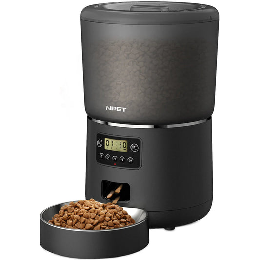 NPET 4L Smart Feeder with Stainless Steel Bowl