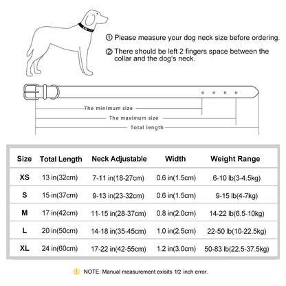 Personalized Dog Collar • Engraved Nameplate